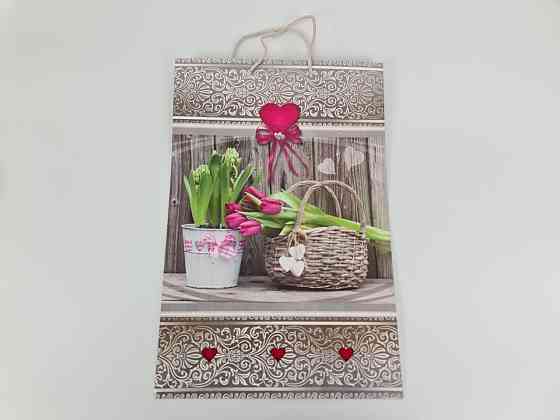 Пакет бумажный гигант вертиркальный (30х42х12)(артGV-088) (12 шт) Харьков