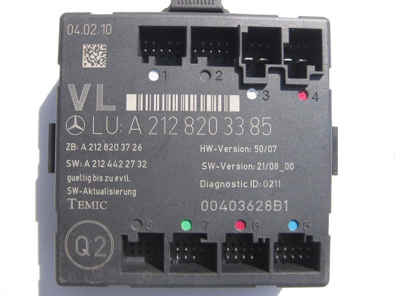 Mercedes-Benz  A2128203485 Блок керування передніх лівих дверей C-Class W204 GLK X204 E-Class W212 C207 Одеса - фото 2