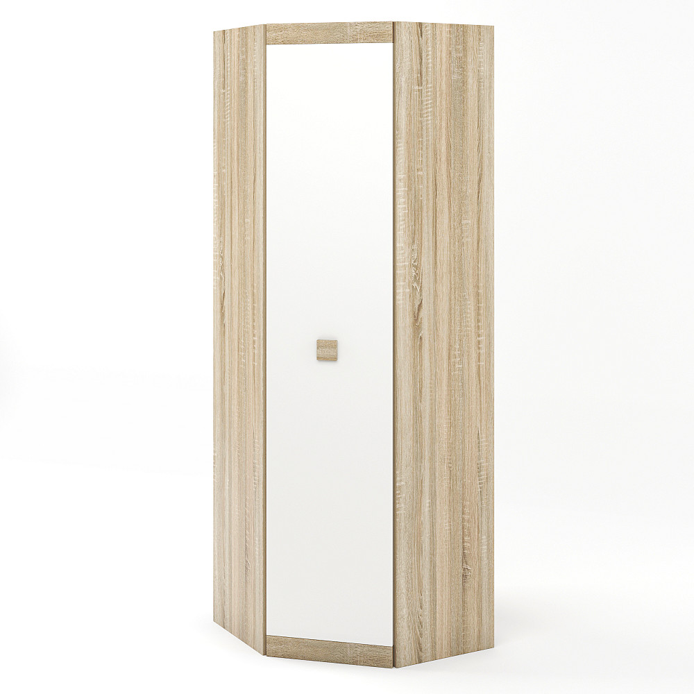 Шкаф угловой Эверест Соната-700 дуб сонома + белый (DTM-2314) Днепр - изображение 1