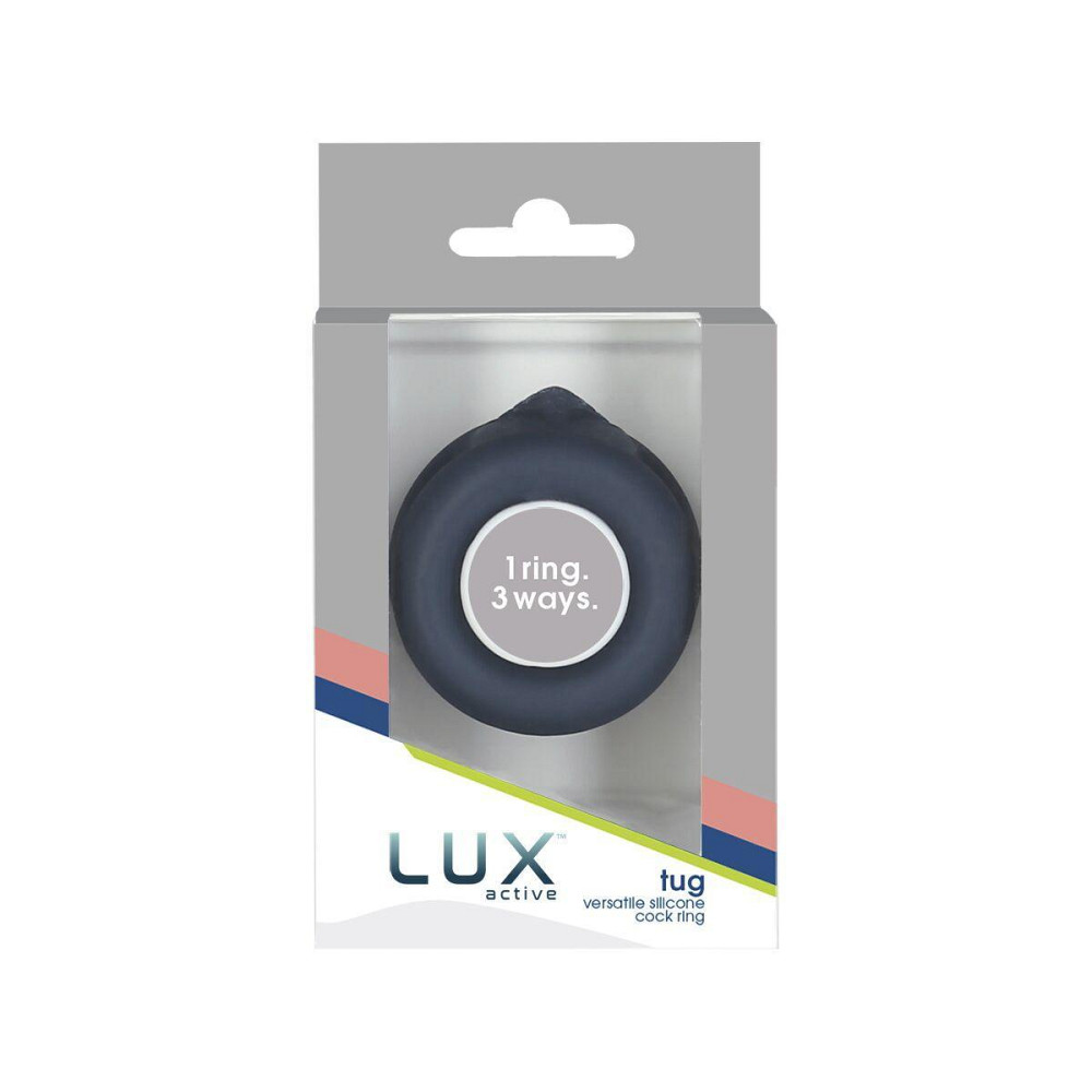 Подвійне ерекційне кільце LUX Active – Tug – Versatile Silicone Cock Ring Sex Aura Київ - фото 8