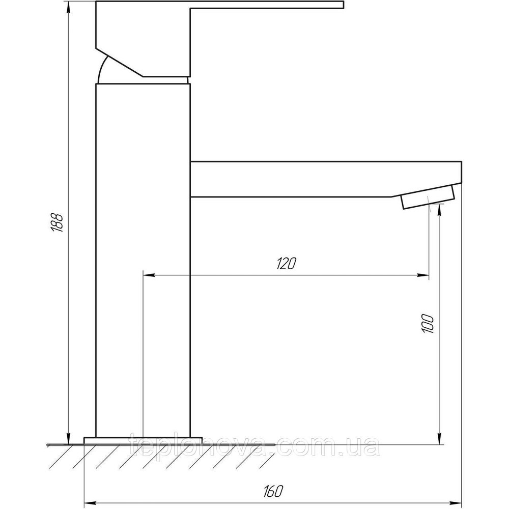 Смеситель для умывальника Globus Lux SICILIA SBQ-101-BB Черновцы - изображение 3