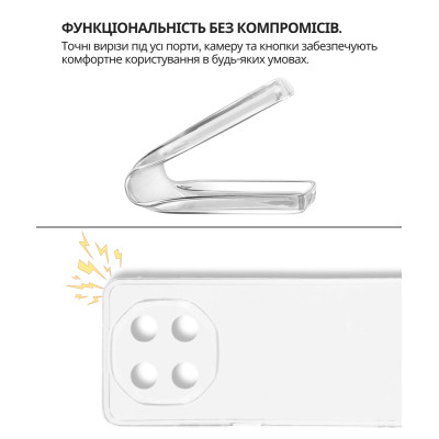 Чехол для мобильного телефона BeCover Silicone Blackview Shark 6 Transparent (714759) Винница - изображение 2