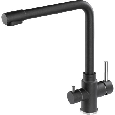 Змішувач GRANADO Badalona LUX black shine (gz0401L) Вінниця - фото 1