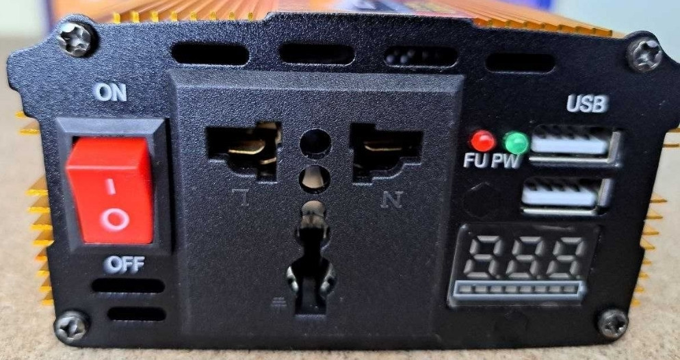 2000W Інвертор POWER ONE Перетворювач 12V-220V+USB. Інвертор. Київ - фото 2