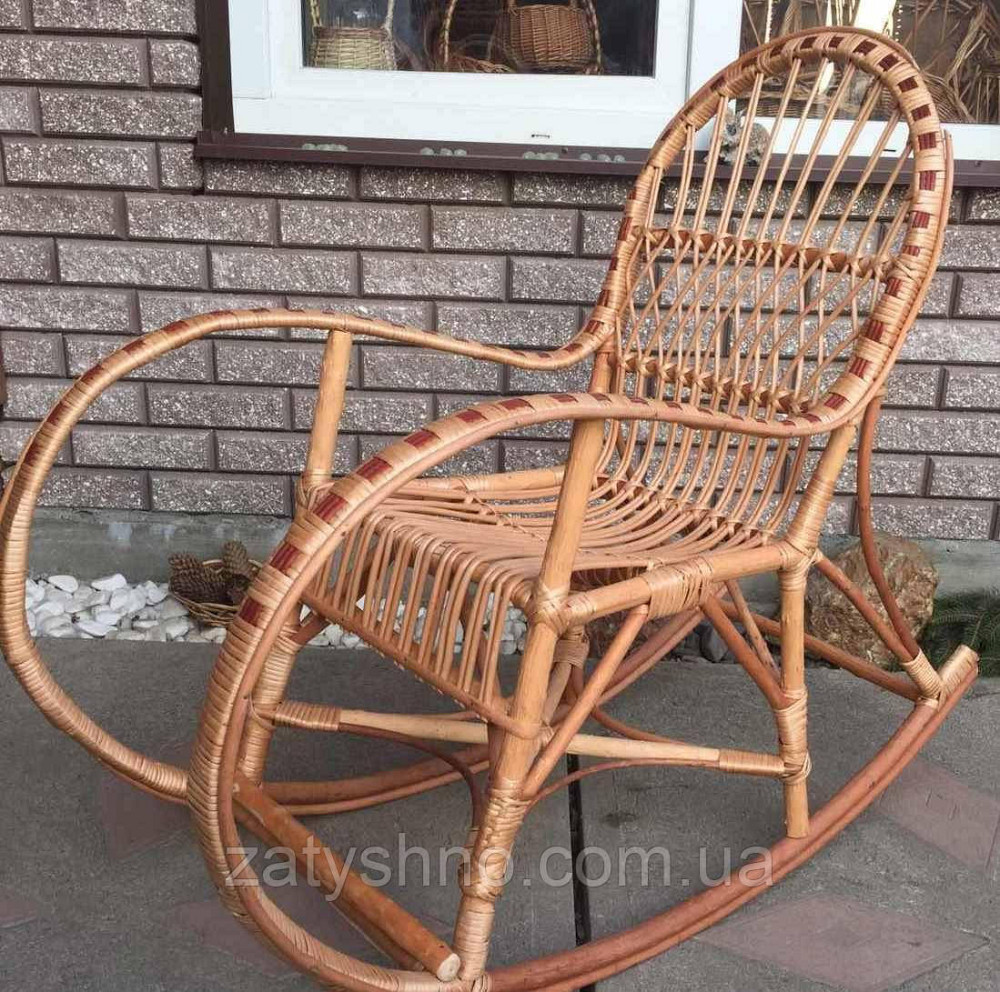 Кресло качалка из лозы подросткавая  | Кресло-качалка  подростковая | кресло качалка дачная Киев - изображение 2