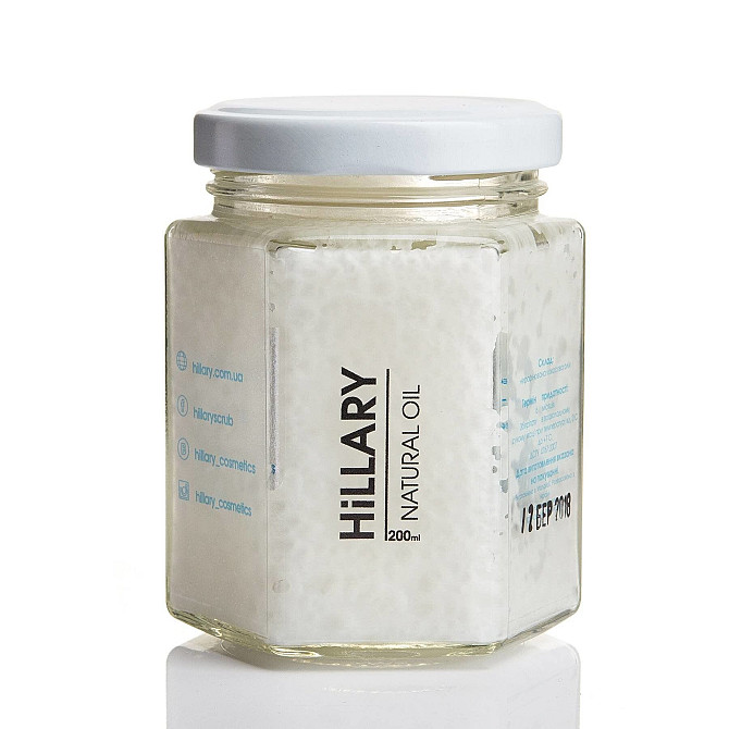 Нерафінована кокосова олія HILLARY VIRGIN COCONUT OIL 200 мл 4820209070040 Вінниця - фото 2
