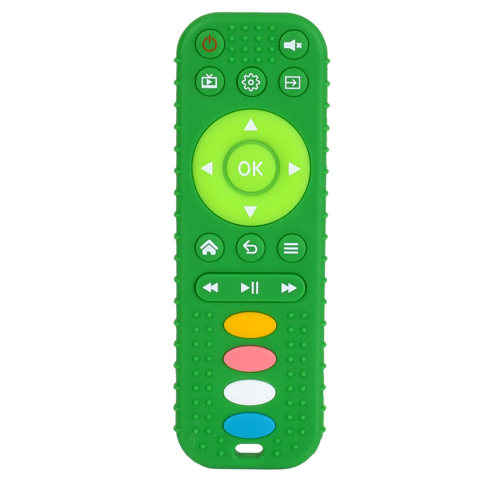 Дитячий прорізувач "Пульт" SD-44(Green) зелений, текстурний, 16 см Вінниця - фото 1