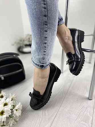 Eireen Туфлі жіночі Eireen Бант чорні (весна-осінь, шкіра натуральна) (1890) лише 37р. Коломыя