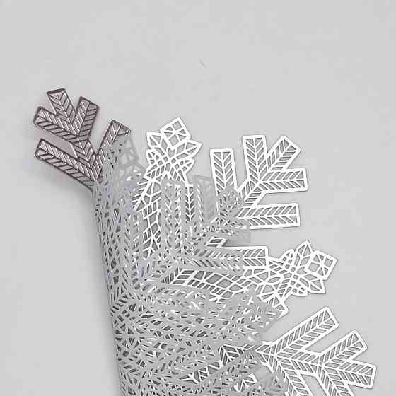 Килимок для сервірування столу Snowflake 38 см срібло HP-36327-21 Коломия