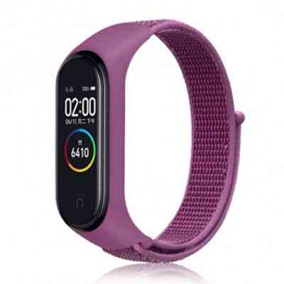 Ремінець до фітнес браслета BeCover Nylon Style для Xiaomi Mi Smart Band 5/6 Purple (705429) Вінниця