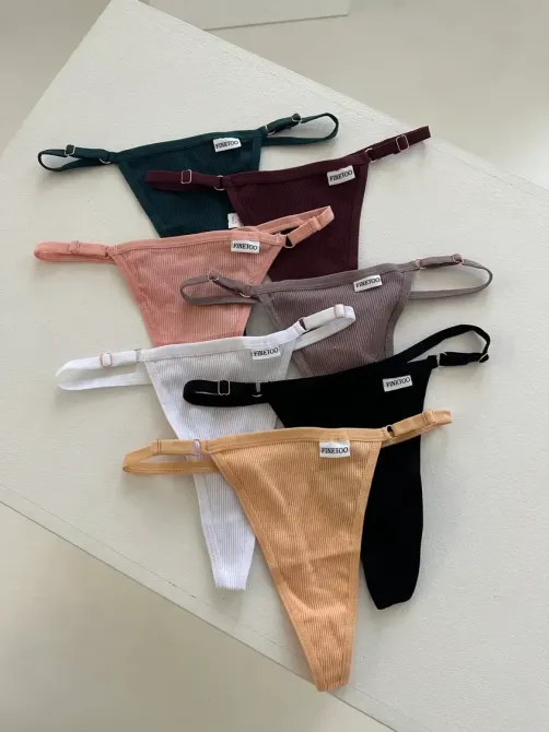 Стрінги на регуляторах (Смарагдовий колір, розмір S,M) Київ - фото 2