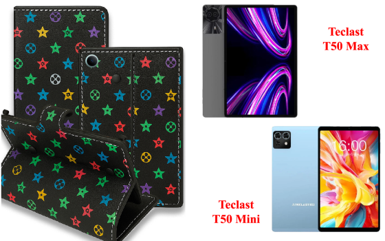 Книжка-трансформер для планшета Teclast T50 Max, Teclast T50 Mini, колір Black Lyi Black Київ