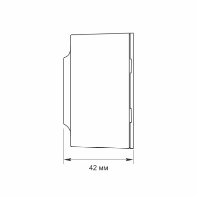 Розетка Videx BINERA IP20 зовнішня 1ая біла (VF-BNS21-W) Вінниця - фото 5