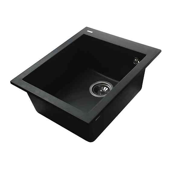 Гранітна мийка Globus Lux LAMA чорний 410х500 мм-А0002 Київ