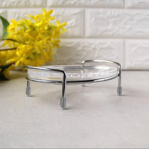 Мильниця овал на хромованій підставці 0156 Харків - фото 1