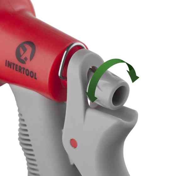 Пистолет-распылитель для полива, 8 режимов, материалы: ABS, PP, TPR INTERTOOL GE-0001 Киев
