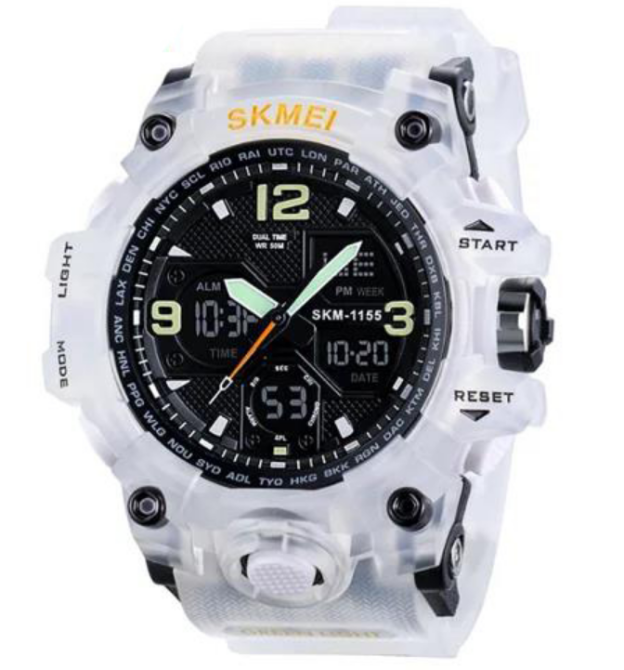 Часы наручные SKMEI 1155BWT, WHITE, 9735 Днепр - изображение 1