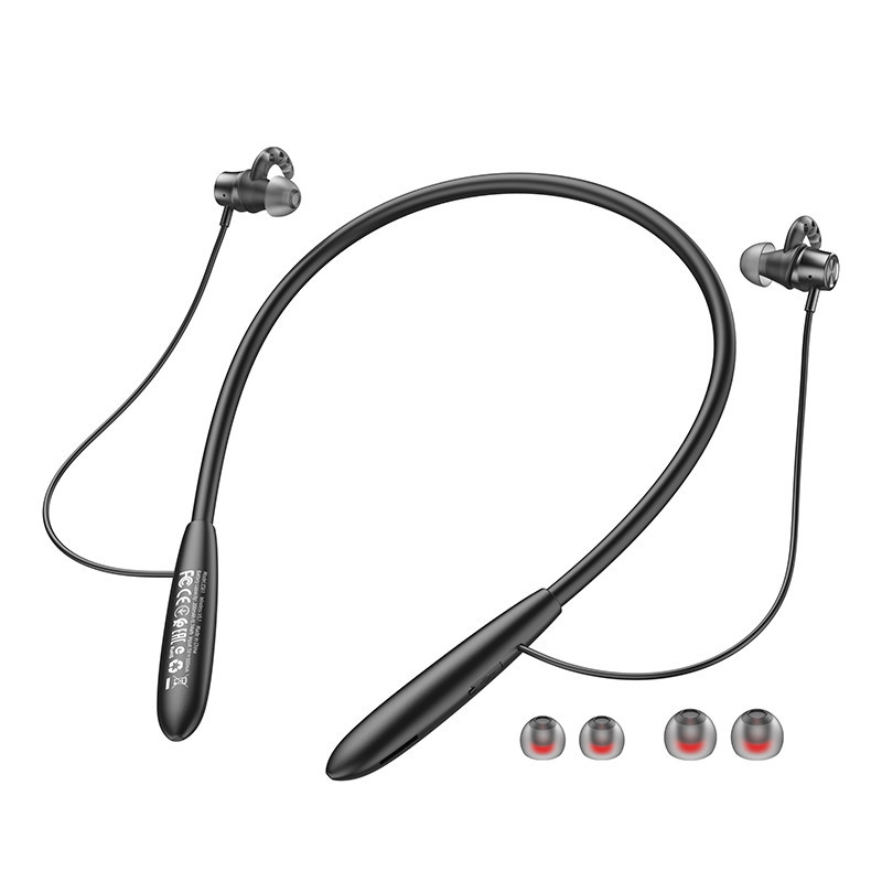 Навушники бездротові HOCO ES61 Manner sports BT headset Black 6931474760777 Одеса - фото 4