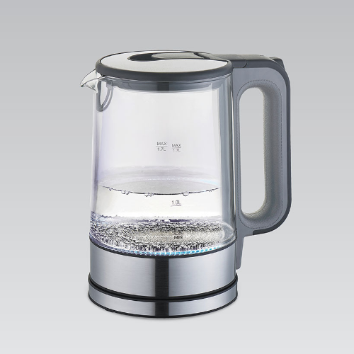 Електрочайник 1,7л 2200W скло (диск) сірий MR-053-GREY Maestro Житомир
