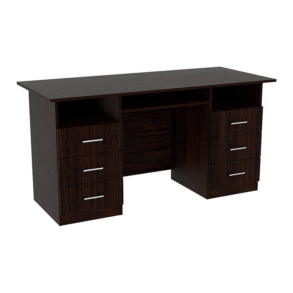 Стол офисный ОСП-4, Венге Магия, 1500/600/760 Львов - изображение 1