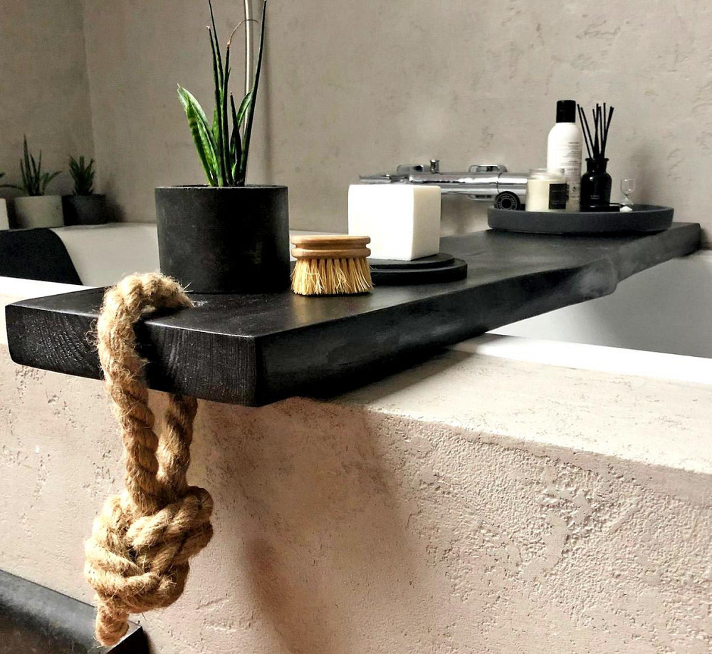 Столик полиця для ванної "Манбід" венге Миколаїв - фото 3