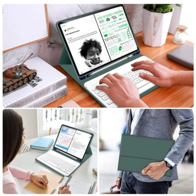 Чохол до планшета BeCover with keyboard Apple iPad Mini 6 2021 Dark Green (712987) Вінниця - фото 7