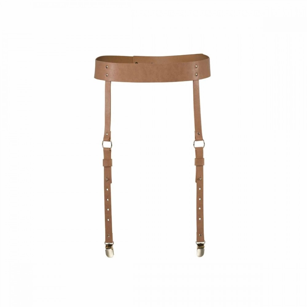 Підтяжки Bijoux Indiscrets MAZE - Suspender Belt Brown O\S Sex Aura Київ - фото 3