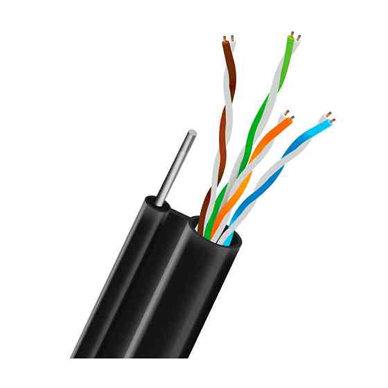 Кабель вита пара UTP CAT5E CU 0.51mm LDPE Outdoor + дріт Trinix 305m (33-00043) Киев