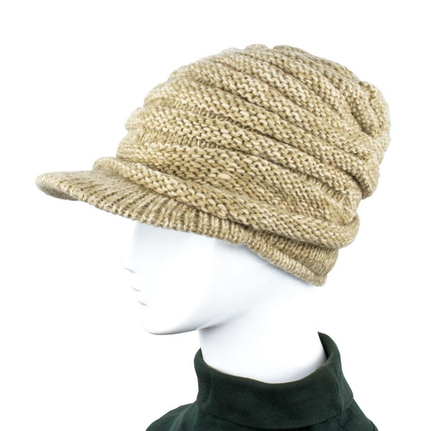 Шапка з козирком вовна Київ - фото 1