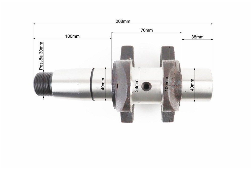 Колінвал D-38mm Киев - изображение 2