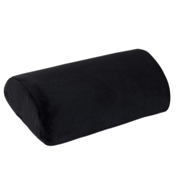 Полувалик ортопедический 350 мм для кушетки Черный Киев