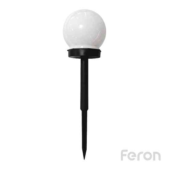 Ґрунтовий світлодіодний світильник Feron PL126 3000K на сонячній батареї чорний Харків