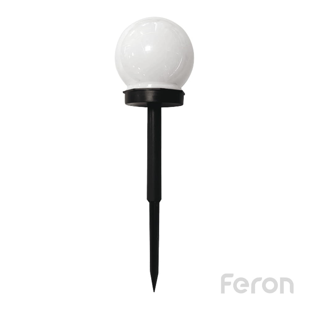 Ґрунтовий світлодіодний світильник Feron PL126 3000K на сонячній батареї чорний Харків - фото 4