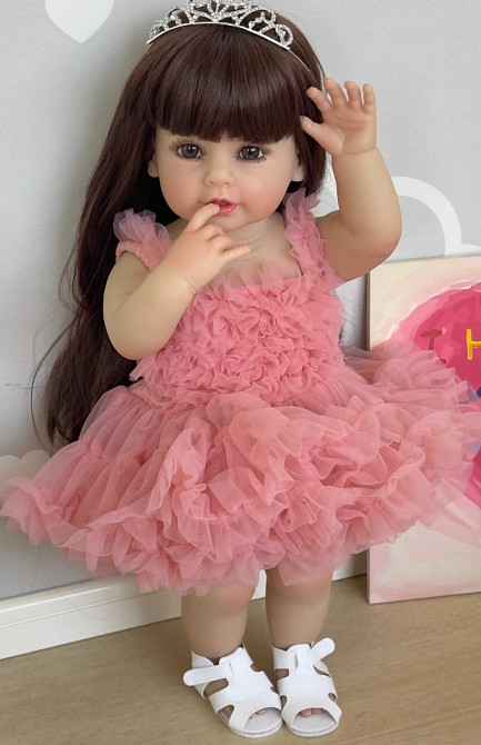 Кукла реборн 55 см полностью силиконовая (5940) Харьков - изображение 4