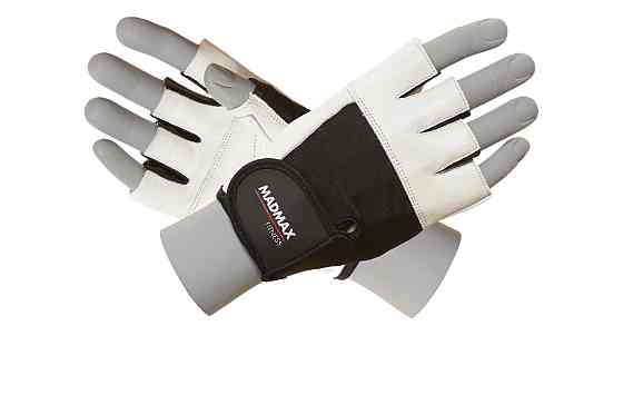 Рукавички для фітнесу MadMax MFG-444 Fitness White S Кам'янське