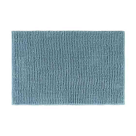 Коврик для ванны и душа из мягкого длинного ворса Bathlux нескользящий, прорезиненный Бирюзовый Каменец-Подольский