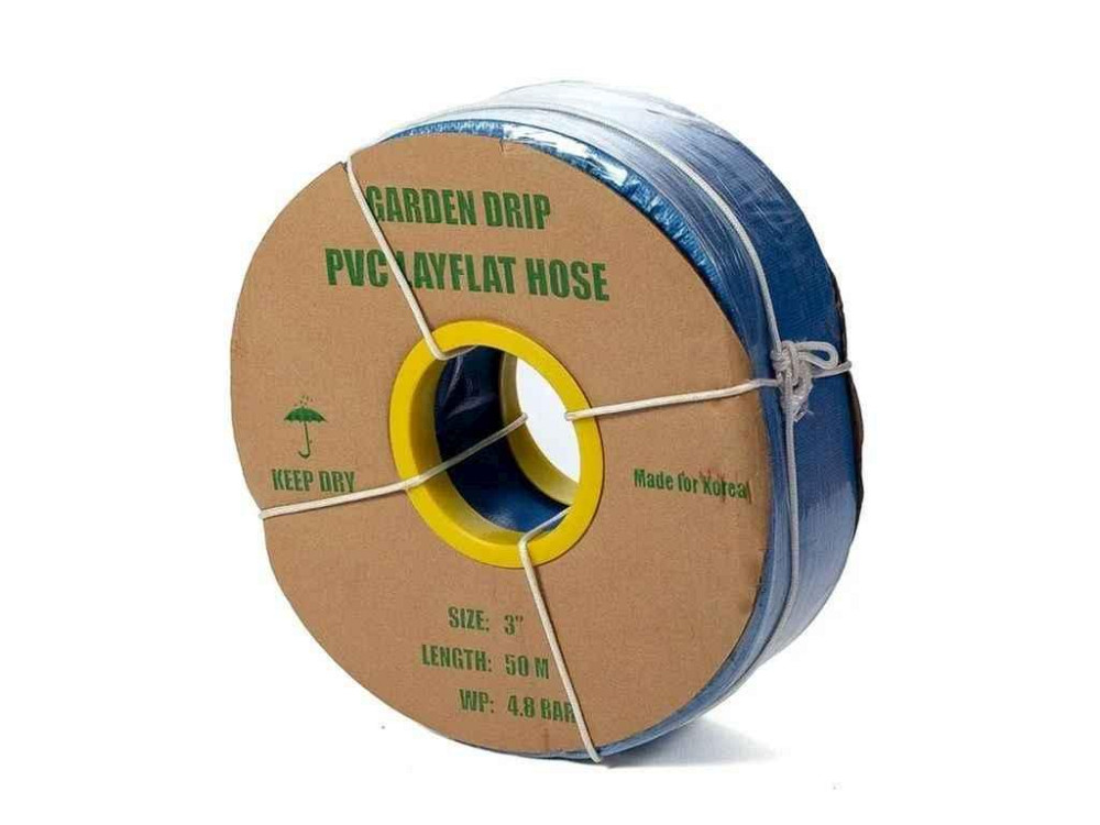 Рукав LayFlat, для подвода воды к капельной ленте d=3/75мм, 50м (бухта) GARDEN DRIP ТМ SANPOL Киев - изображение 1