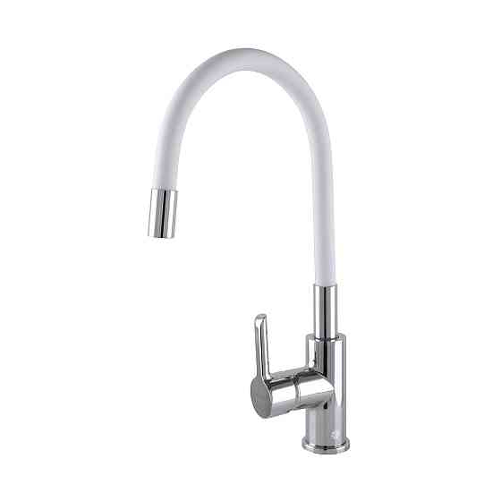 Смеситель для кухни DOMINO PRESTIGE DPS-203SLR-WHITE (000022594) Киев