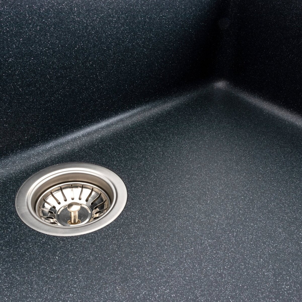 Гранітна мийка для кухні VALESO PARUANA 7945 матова Антрацит Коломыя - изображение 6