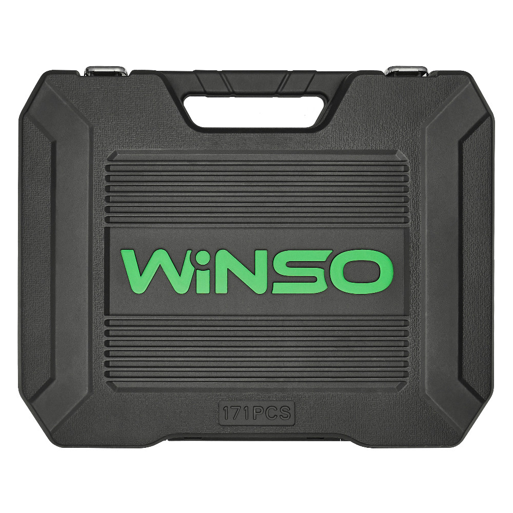 Професійний набір інструментів в кейсі Winso Pro 1/2", 1/4", 3/8" 72T, CR-V, 171од. Львів - фото 2
