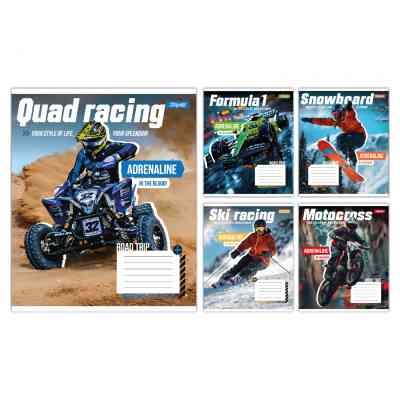 Тетрадь 1 вересня Hobby А5 24 листов линия (768195) Винница