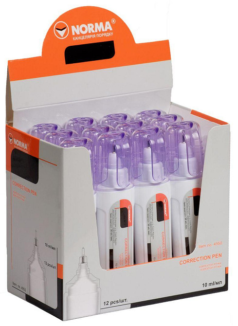 Коректор-ручка з метал. кінчиком 10 мл 