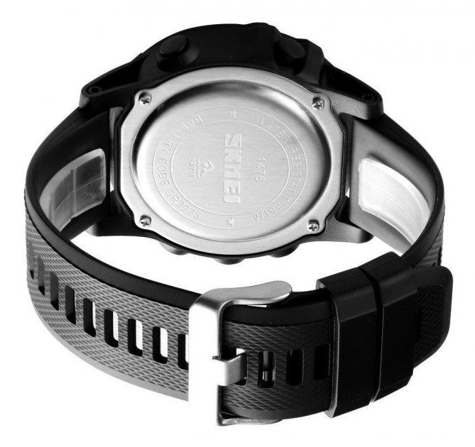 Мужские наручные часы Skmei 1476 (Черные) Киев - изображение 4