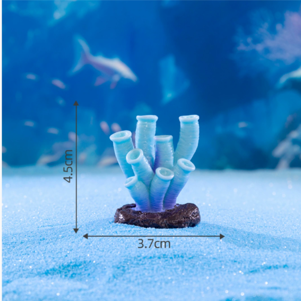 Фігурка із серії Підводний світ для мініатюри, флораріуму, хендмейду, міні-саду, мікроландшафту Блакитний Одеса - фото 1
