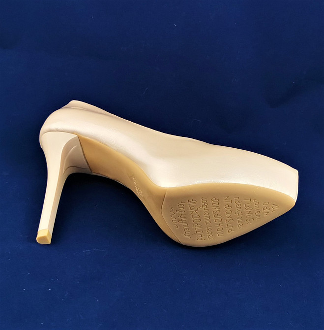 Жіночі Бежеві Туфлі на Каблуку Шпильке Лакові Модельні (розміри: 36,37,38,39,40) - 16-5 Дніпро - фото 7