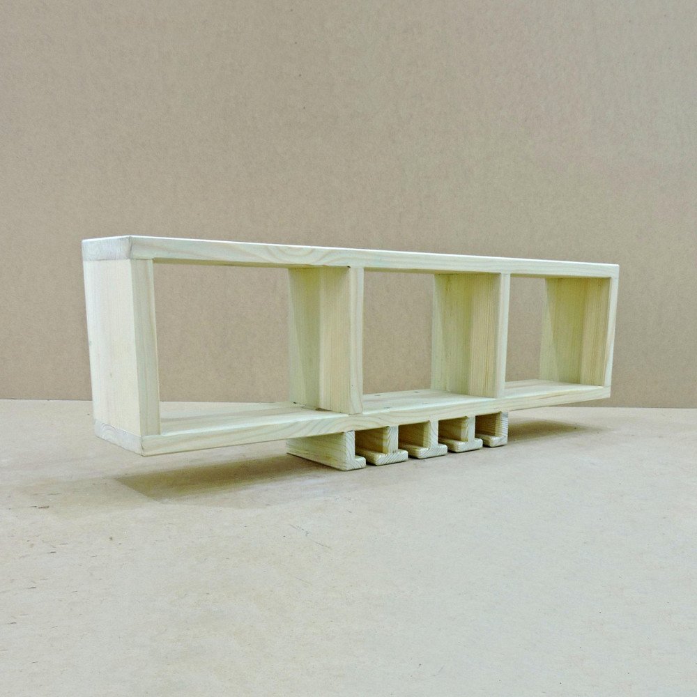 Полиця настінна "Тринідад 3" бланже Миколаїв - фото 4