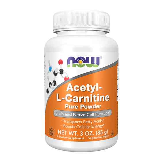 Ацетил L-карнітин Now Foods Acetyl-L-Carnitine Pure Powder - 85g Луцьк