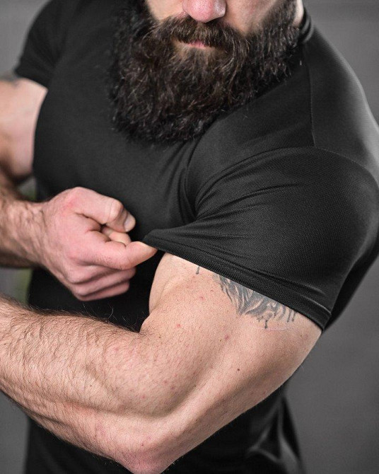 Тактична потоотводна футболка odin всесвіт чорна ДЛ6545 Одесса - изображение 5