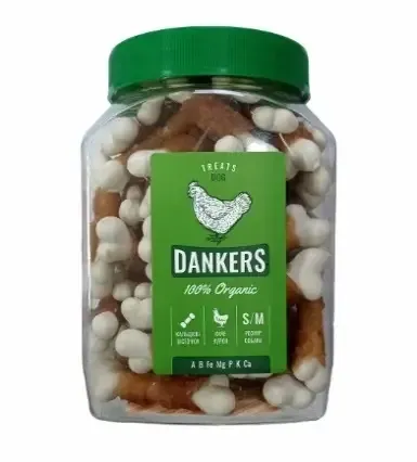 Ласощі для домашніх тварин DANKERS Кальцієві кісточки з курячою грудкою 500 г Вінниця