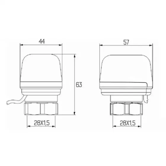 Сервопривод Icma 230V тип закритий No980 (NC) Київ